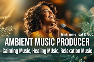 create relaxing ambient meditation music for sleep, relaxation and focus