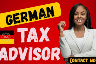 provide german tax consultation, income tax preparation, elster filing support