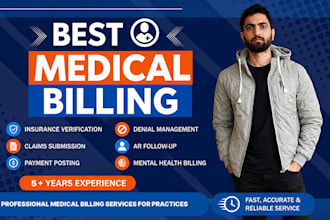 do medical billing, payments, and denials management for clinics, telehealth