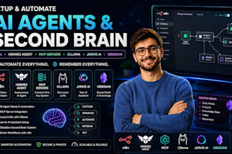 fix n8n ai agent hermes agent mcp servers ollama jarvis ai obsidian second brain