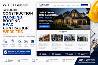 build construction plumbing website roofing hvac contractor website
