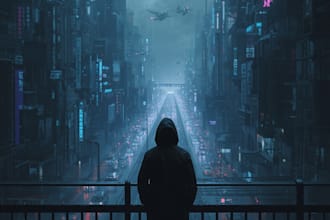 do atmospheric ai book cover design and digital