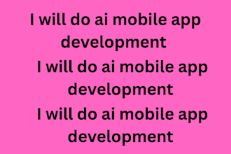 do ai mobile app development