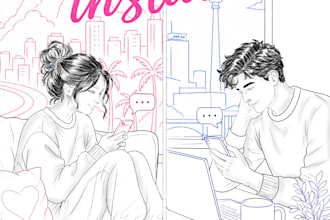 create a custom illustrated ebook cover in clip studio paint