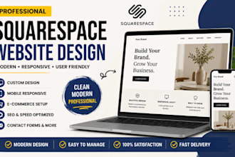 create a responsive squarespace website design