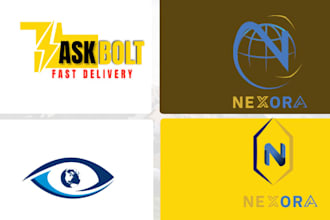 design modern tech and business logo