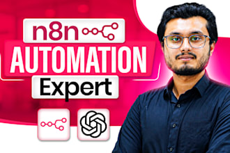 build n8n workflow automation, ai workflow, ai agent and shopify automation