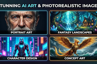 create stunning ai art and photorealistic images for you