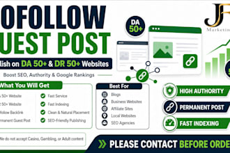 publish dofollow guest post on high da DR 50 websites