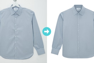 do professional ghost mannequin and clothing symmetric shaping