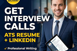 build ats resume, cover letter and linkedin to help you get hired fast