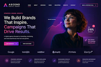 design squarespace digital agency website marketing consultant website branding