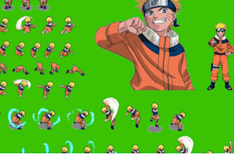 make animated sprite sheets for rpg maker video games