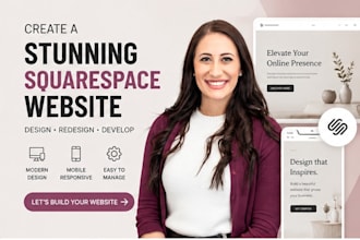 squarespace website design, squarespace redesign squarespace website development