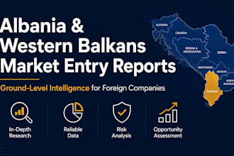 write a market entry report for albania, kosovo, or the western balkans