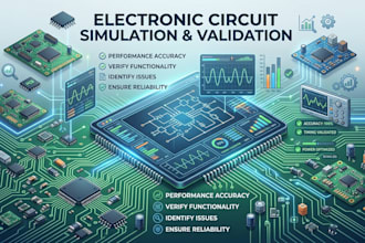 simulate and validate electronic circuits for performance accuracy
