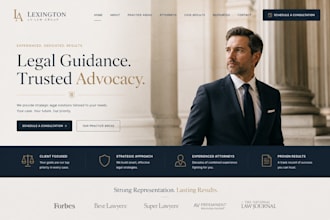 design squarespace law firm website legal consultant website attorney website