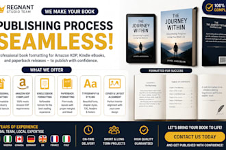 do book formatting for amazon KDP kindle ebook lunch paper back