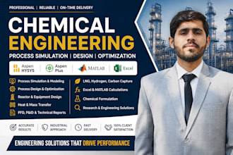 do chemical engineering, process simulation related tasks and project perfectly
