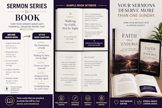 turn your sermon series into a publish ready christian book