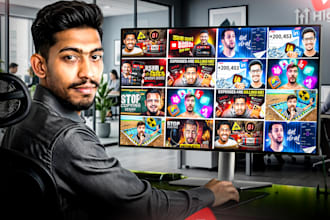 design professional youtube thumbnails that drive more click