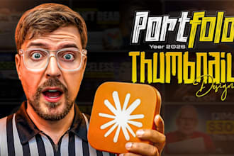 design high CTR business and finance, youtube thumbnails
