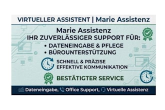 be your professional german virtual assistant and office manager