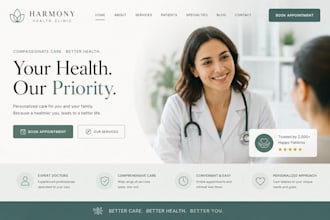 design squarespace health clinic website dental practice website therapy center