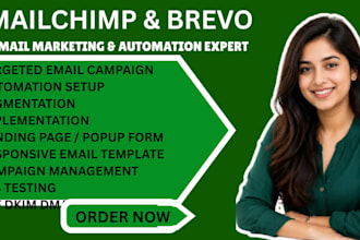 setup mailchimp and brevo email automation workflows