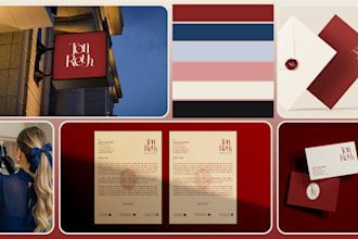 do a business logo design, brand identity, branding kit with brand guideline