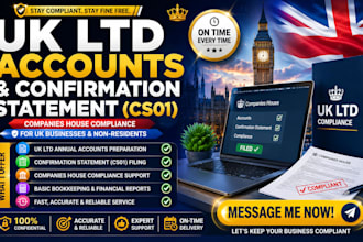 file UK ltd company accounts and confirmation statement