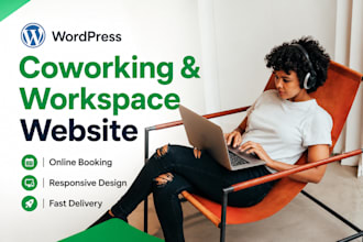 design a wordpress coworking or workspace website