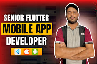 develop your dream flutter app as an expert flutter developer