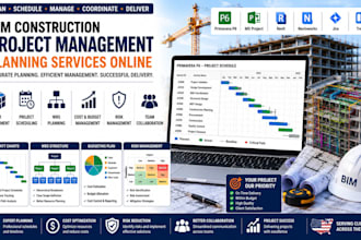 deliver bim construction project management planning services online