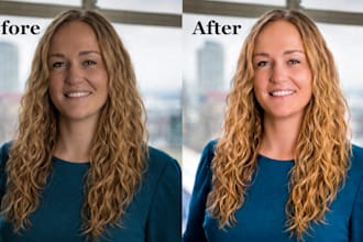 professional headshot image editing 1 hour