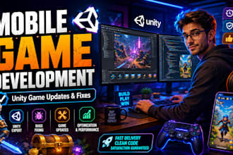 develop android and ios games in unity 3d
