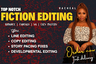 professionally edit your romance novel or fiction manuscript