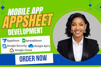 create or fix custom appsheet apps from excel or google sheets