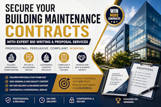 secure your building maintenance contracts with expert bid writing