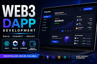 develop web3 dapp with smart contract integration