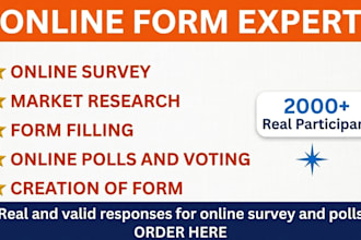 do online survey and survey respondents with online forms