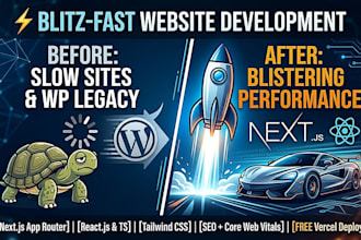 convert your wordpress or react site to next js