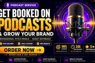 do podcast guest outreach and booking to get you interviewed