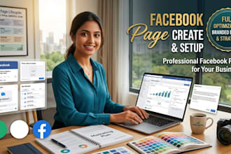 create and setup facebook page and fb business page design