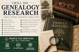 do professional genealogy research, family tree, ancestry historical records
