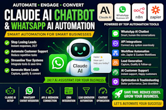 develop claude ai configuration API connection whatsapp ai ai chatbot setup lead