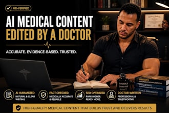 edit ai generated medical articles by a doctor