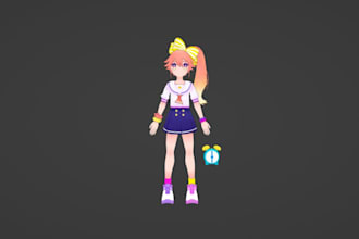 create a character in 3d