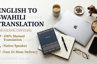 professionally translate english to swahili or vice versa