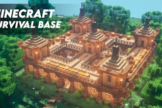 build high quality detailed minecraft bases and buildings